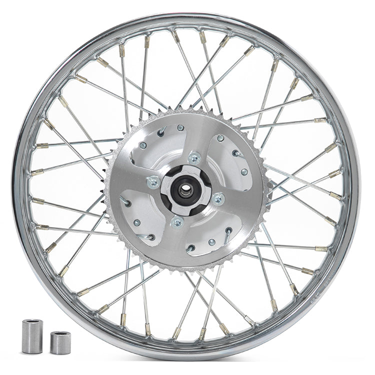 Aluminum Rear Spoke Wheel With Brakes & Sprocket for Honda CRF100F 200