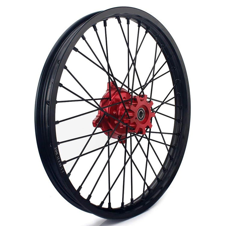 Aluminum Front 21" Rear 18" / 19" Spoked Wheel Rim Hub Set for Honda XR650L 1993-2024