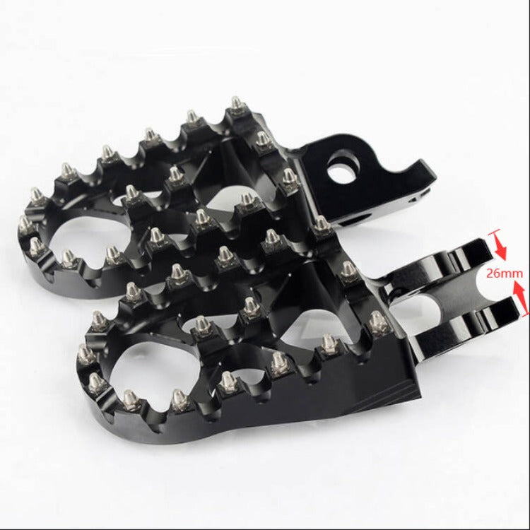 MX Billet Foot Pegs Footrest For Honda CRF450R CRF450X 2002-2024