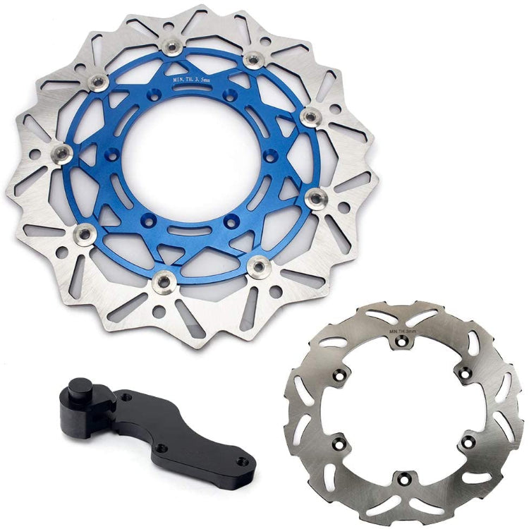 320mm Front Rear Brake Disc Rotors & Bracket for Suzuki RM125 RM250 19