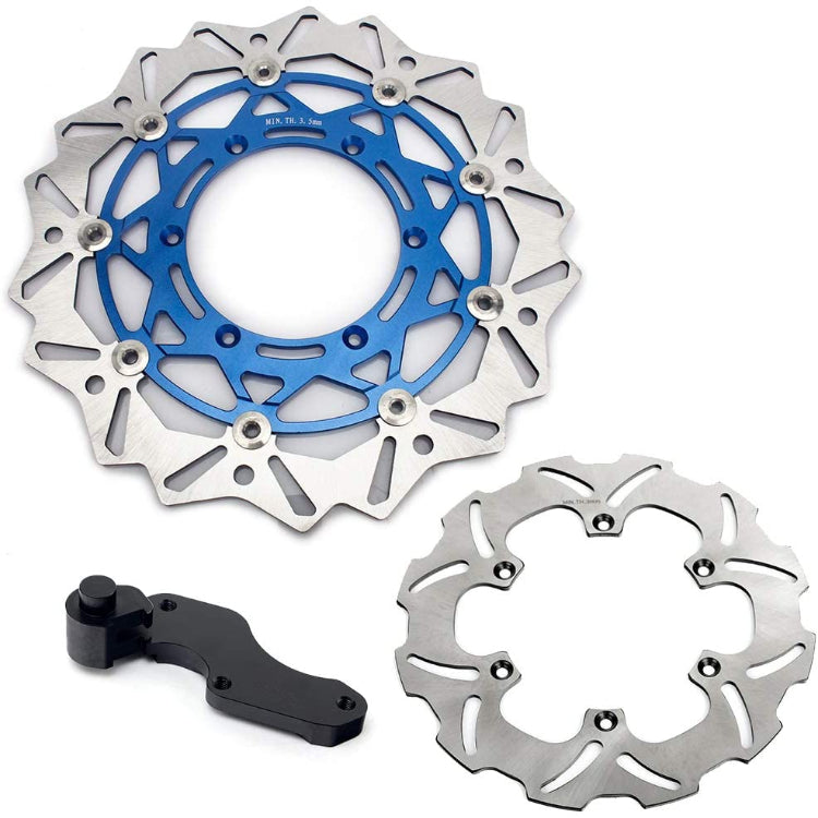 320mm Front Rear Brake Disc Rotors & Bracket for Suzuki RM250 2000-2014 / SV125 SM125 2005-2006 / RM125 2000-2009