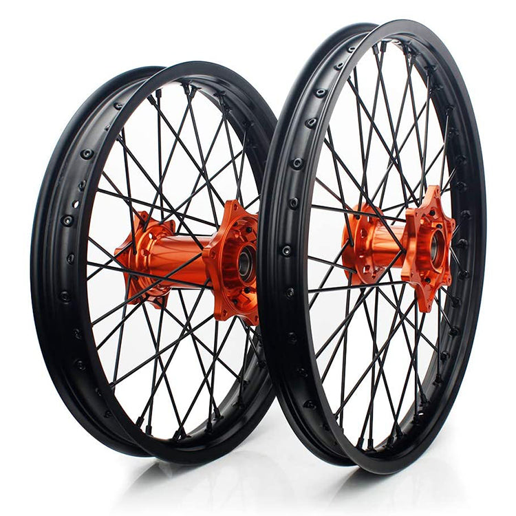 Aluminum Front Rear Wheel Rim Hub Sets for KTM EXC EXC-F (ALL) 2003-2015