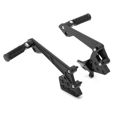 Front / Rear Foot Pegs Pedal Bracket Set for Talaria Sting / Talaria Sting MX3 / Talaria Sting R MX4