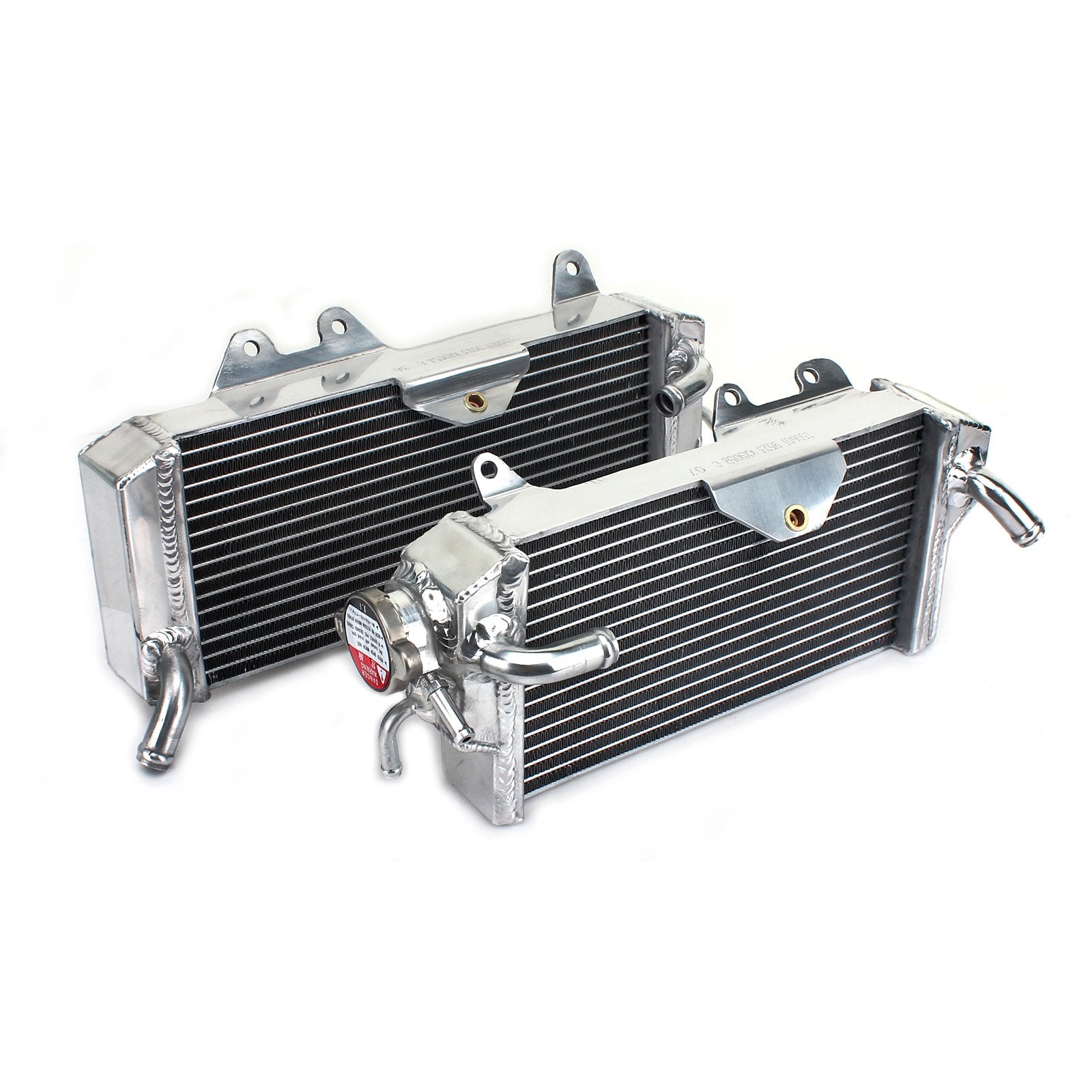 MX Aluminum Water Cooler Radiators for Kawasaki KX450F / KLX450F 2009-2011 4