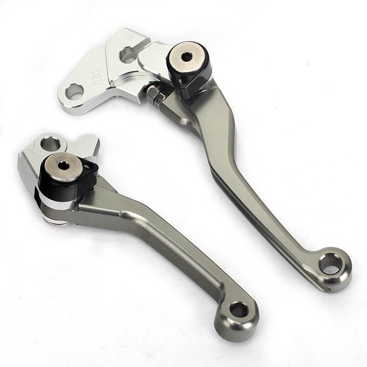 MX Aluminum Adjustable Levers For Suzuki RM125 RM250 1996-2003 4