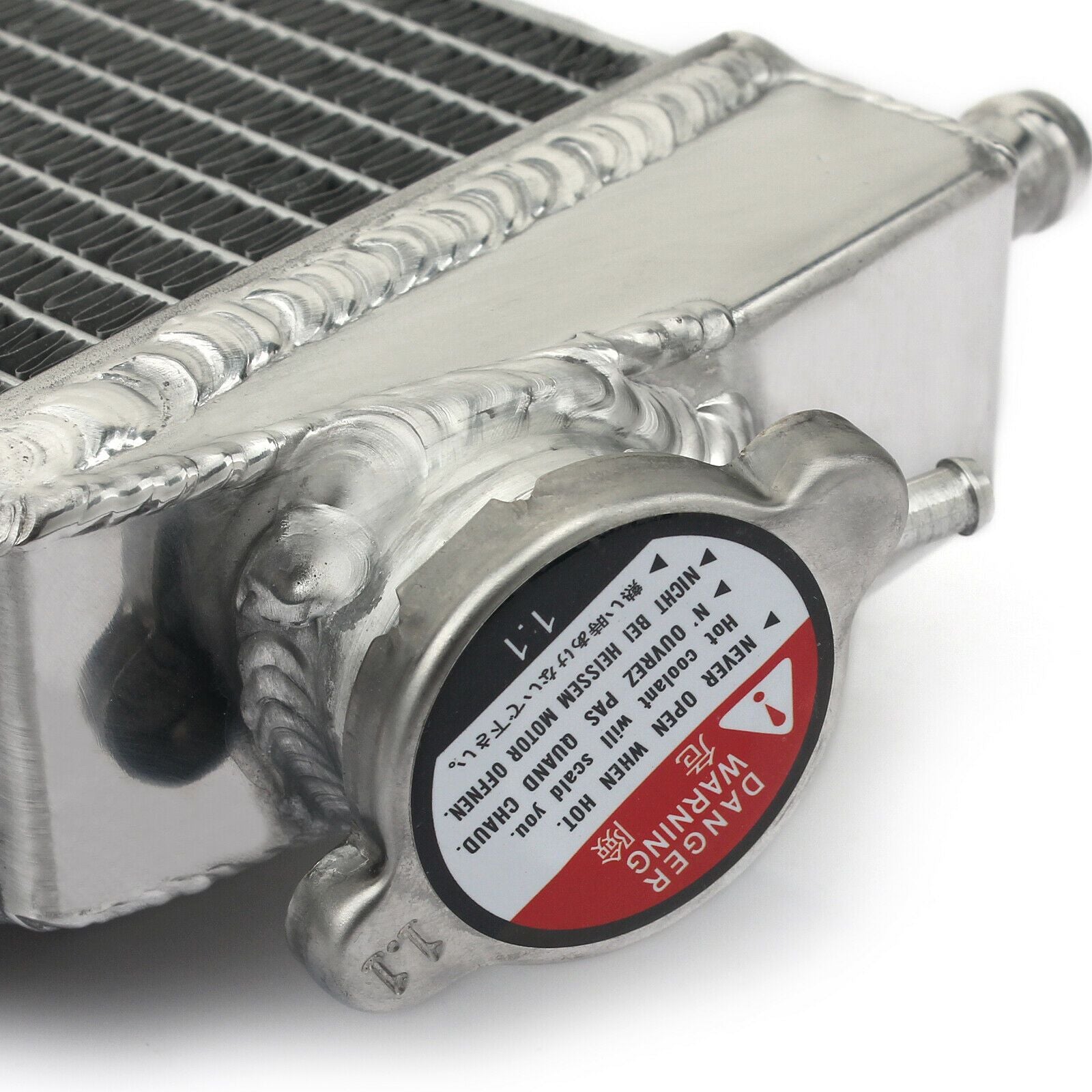 MX Aluminum Water Cooler Radiators for Kawasaki KX125 KX 125 2003-2008 3