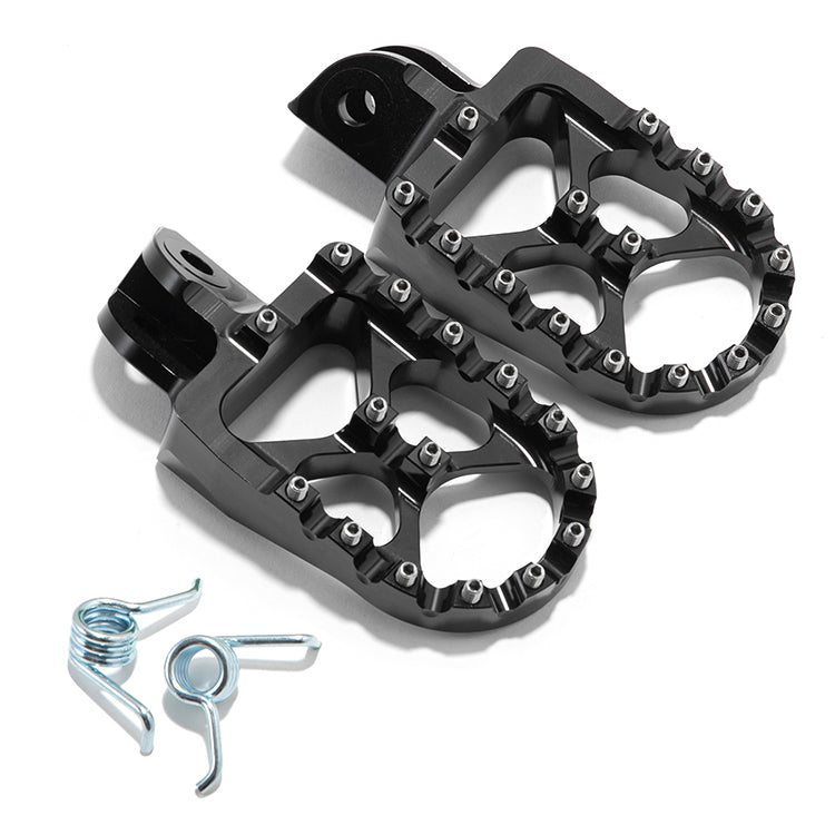 MX Style Foot Pegs Footrest for Kawasaki KLR650 11-18 & 22-24 / Suzuki DL650 V-strom 04-24 / DL1000 V-strom 02-19