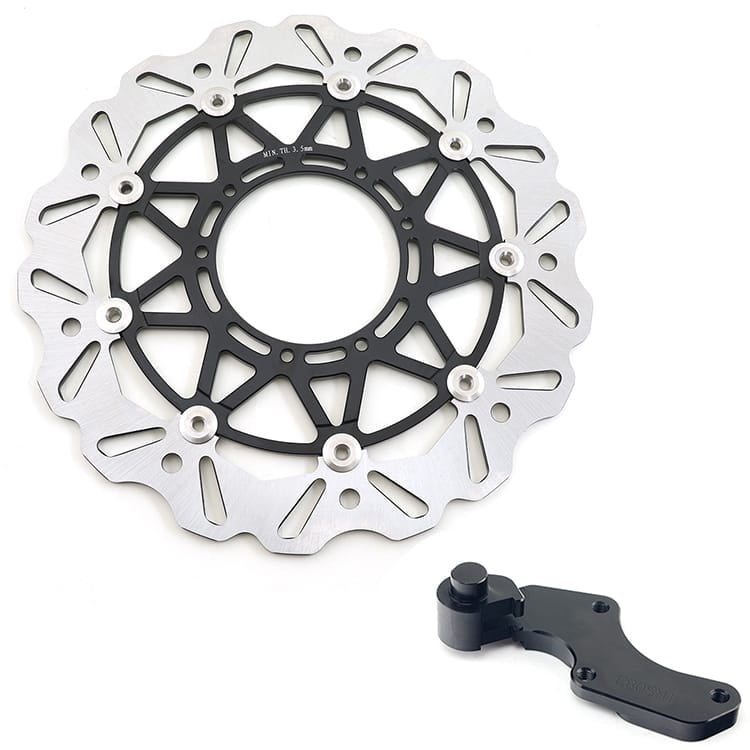 320mm Front Rear Brake Disc & Bracket for Honda CRF250R CRF450R 2004-2014 / CRF250X 2004-2018 / CRF450X 2005-2018