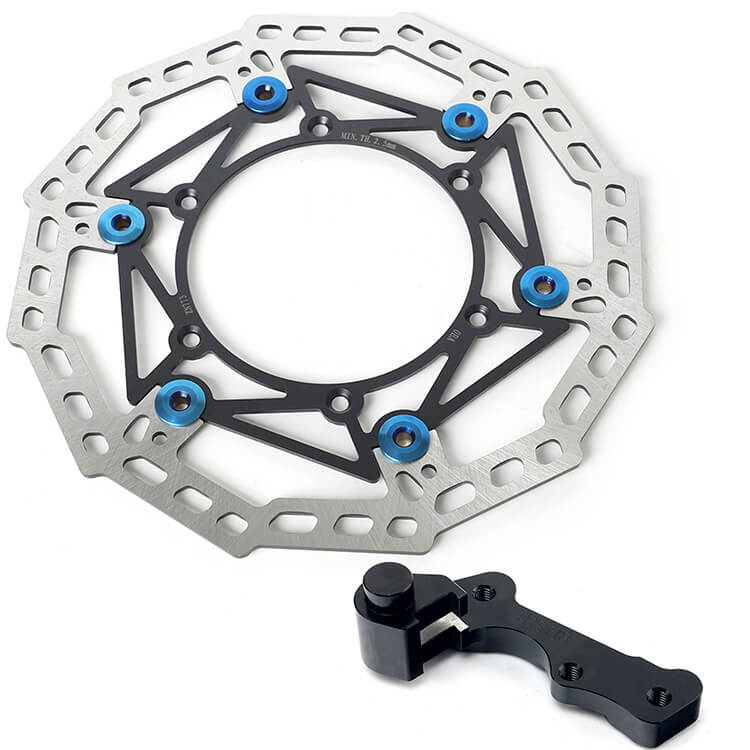 270mm Oversize Front Brake Disc & Bracket for Yamaha YZ125 YZ250 2008-2018 / YZ250F YZ450F 2007-2018