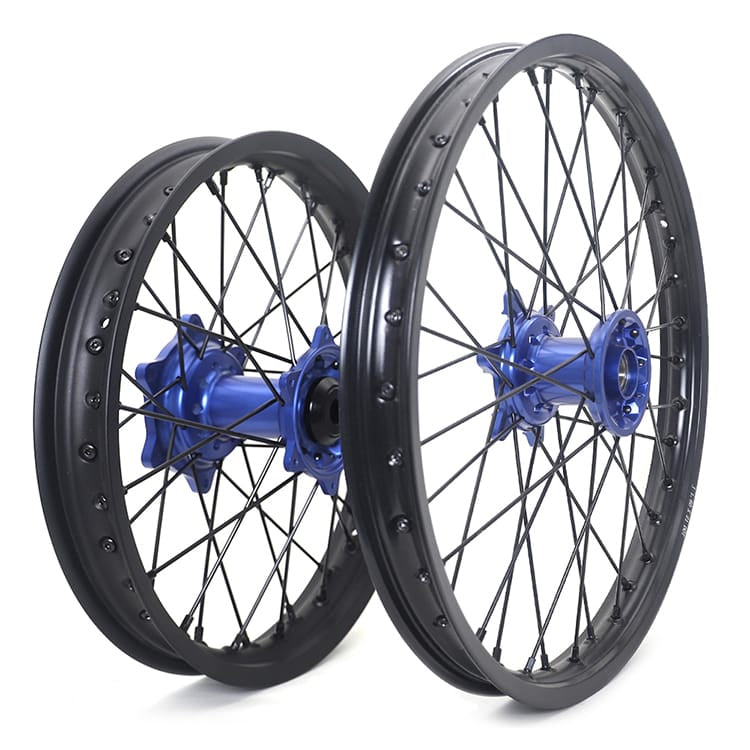 Aluminum Front / Rear Wheel Rim Hub Sets for Yamaha YZ250FX 2015-2025 / YZ450FX 2016-2025 / WR250F 2020-2025 / WR450F 2019-2025