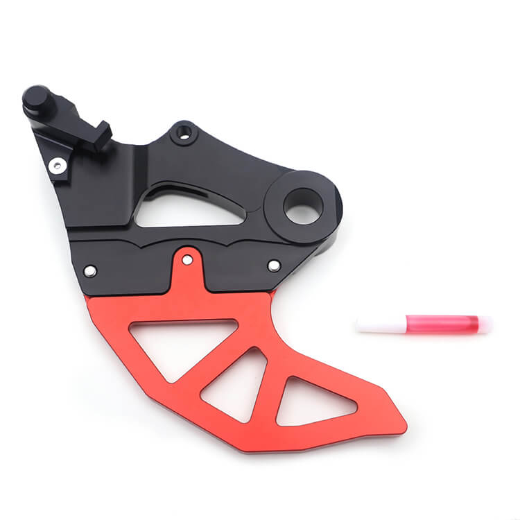 CNC Rear Brake Disc Guard Caliper Bracket for Beta 250-520 RR RS 2005-2022 / 300 Xtrainer 2015-2023