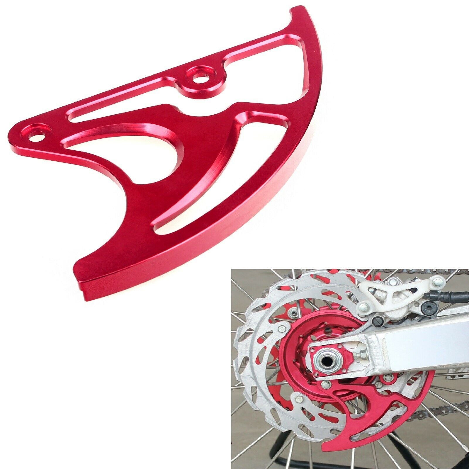 TARAZON CNC Rear Brake Disc Rotor Guard Protector For Honda CRF250R CRF250X 2004-2017