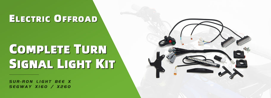 More information and installation of Turn Signal Light Kit LED for Sur-ron Light Bee X / Segway X160 & X260