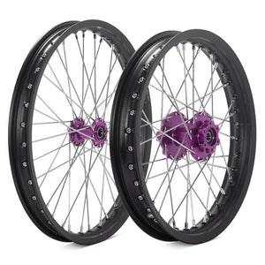 Aluminum 19" Front & 16" Rear Wheel Rim Hub Sets for Surron Light Bee X / Segway X160 X260 / 79Bike Falcon M / E Ride Pro-SS