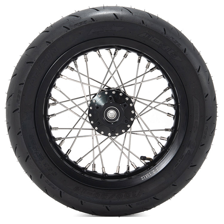 12'' 14'' Supermoto Front Rear Wheel Rim Hub Tire Set for Talaria Sting / Talaria XXX / Talaria Sting MX3 / R MX4 8