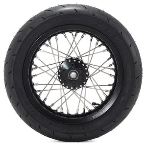 12" 14" Supermoto Front Rear Wheel Rims Hubs Tires Set for Talaria Sting / Talaria XXX / Talaria Sting MX3 / Talaria Sting R MX4