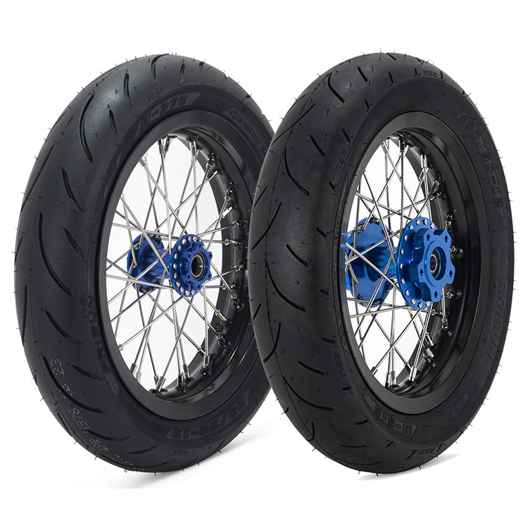 12'' 14'' Supermoto Wheel Rims Hubs Tires Set For Sur-Ron Light Bee X / Segway X160 X260 / 79Bike Falcon M / E Ride Pro-SS 2.0