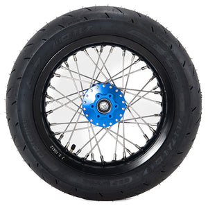 12" 14" Supermoto Wheel Rims Hubs Tires Set For Sur-Ron Light Bee X / Segway X160 X260 / 79Bike Falcon M / E Ride Pro-SS