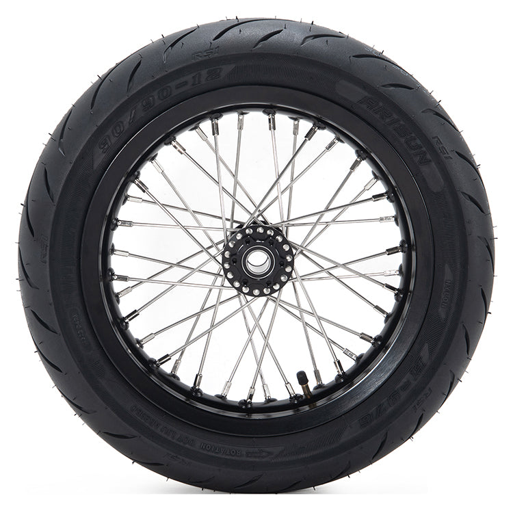 12'' 14'' Supermoto Front Rear Wheel Rim Hub Tire Set for Talaria Sting / Talaria XXX / Talaria Sting MX3 / R MX4 5