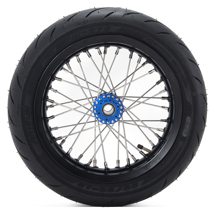12'' 14'' Supermoto Wheel Rims Hubs Tires Set For Sur-Ron Light Bee X / Segway X160 X260 / 79Bike Falcon M / E Ride Pro-SS 2.0 5