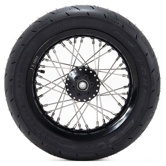12'' 14'' Supermoto Wheel Rims Hubs Tires Set For Sur-Ron Light Bee X