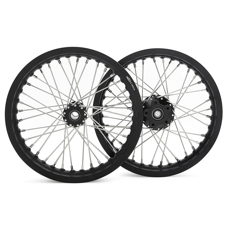 14''x2.15'' Front / Rear Spoke Wheel Rim Hub Set for Sur-Ron Light Bee S