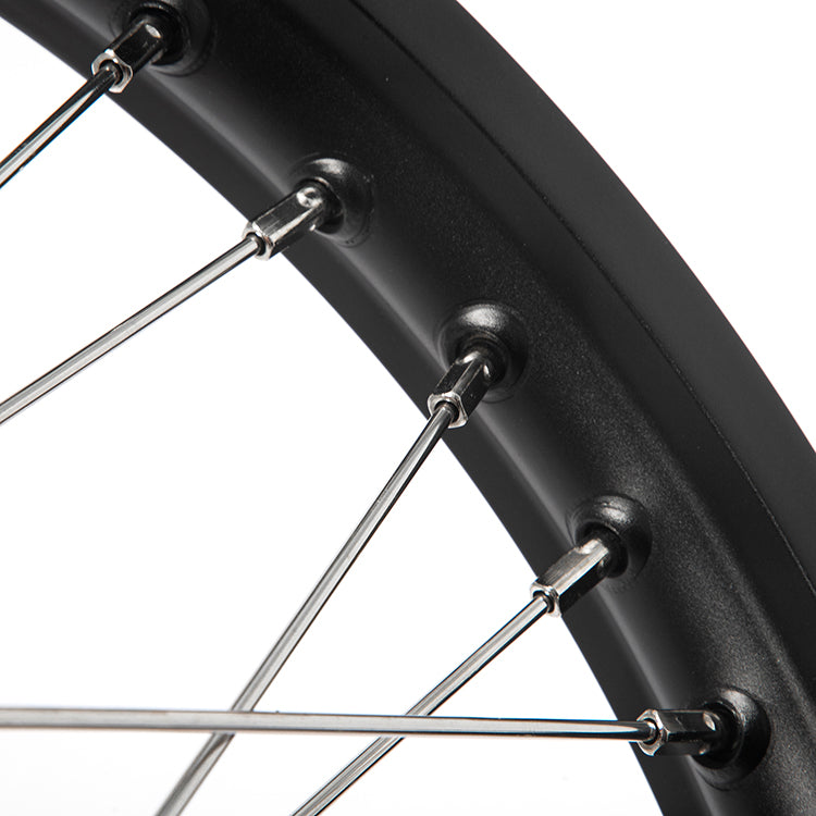 17" Aluminum Front Rear Spoke Wheel Rim Hub Sets for Talaria Sting MX5 Pro 7