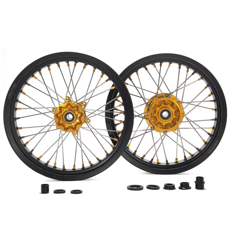 17" Front Rear Wheel Rim Hub Set for Suzuki DR650SE 1996-2024