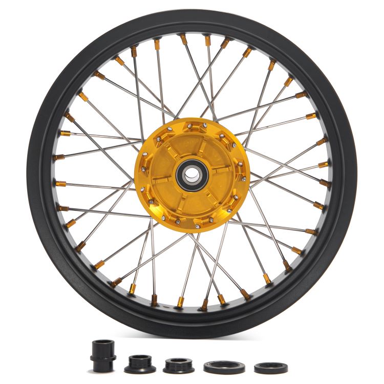 17" Front Rear Wheel Rim Hub Set for Suzuki DR650SE 1996-2024 3