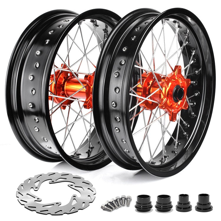 17"×3.5" & 17"×5.0" Supermoto Wheel Set Rotor For Beta RR / RR Race Edition / RR-S / Xtrainer 2020-2023