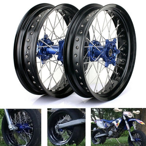 17" × 3.5" / 5.0" Supermoto Wheel Set Rotor For Beta RR / RR Race Edition / RR-S / Xtrainer 2020-2023