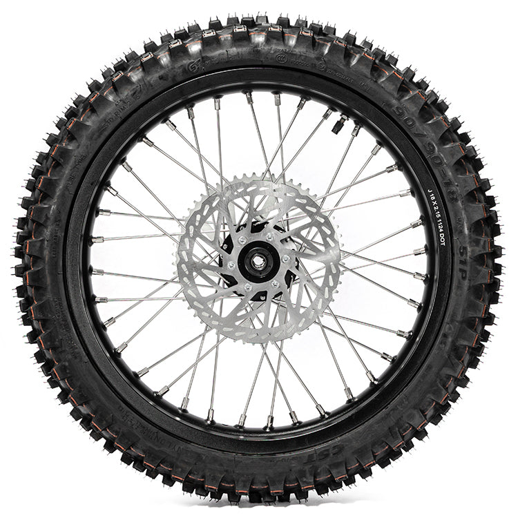 18''×2.15 Rear Wheel Rim Hub Tire & Disc & Sprocket Set for Talaria Sting MX3 / R MX4