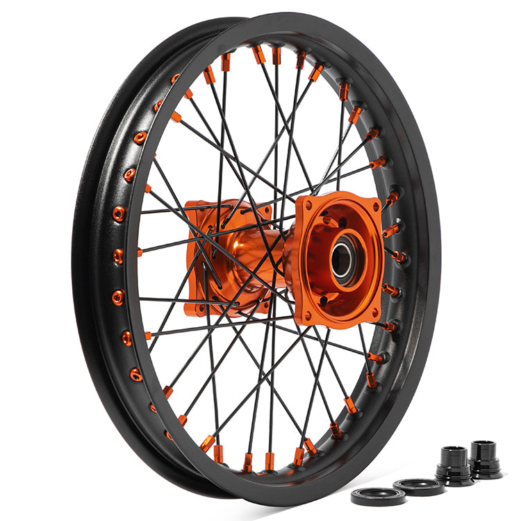 19" Front 16" Rear Wheel Rim Hub Sets for KTM SX 85 2012-2020 / Husqvarna TC 85 2014-2020 4