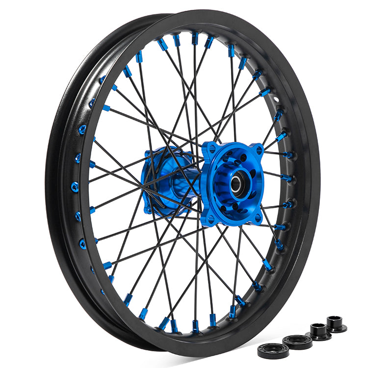 19" Front & 16" Rear Wheel Rim Hub Sets for Suzuki RM80 90-01 / RM85 02-24 / Yamaha YZ80 90-01 / YZ85 02-24 5