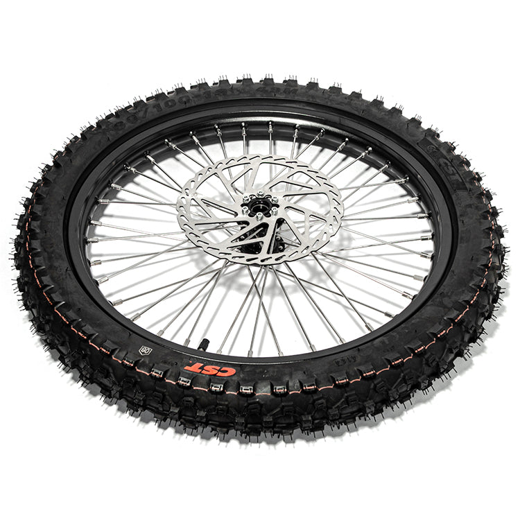 19''×1.4 Front Wheel Rim Hub Tire & Disc Set for Surron Light Bee X S / Talaria Sting MX3 / R MX4 / Segway X160 X260 3