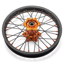 Load image into Gallery viewer, 21&#39;&#39;×1.6&#39;&#39; Front 19&#39;&#39;×2.15&#39;&#39; Rear Spoked Wheel Set for KTM SX SXF XC XCF XCW EXC EXC-F / Beta / GAS GAS / Husaberg / Husqvarna / Sherco / Alpha 2003-2024
