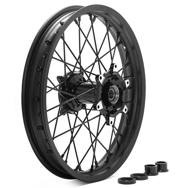 21" 17" Front & 18" 19" 17" Rear Spoked Wheel Rim Hub Set for Honda CR125 CR250 2002-2007 / CRF250R 2004-2013 / CRF450R 2002-2012 11