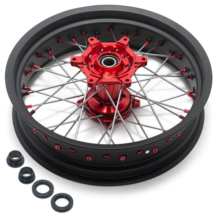 21" 17" Front & 18" 19" 17" Rear Spoked Wheel Rim Hub Set for Honda CRF250R 2014-2025 / CRF450R 2013-2025 / CRF250RX 2019-2025 / CRF450RX 2017-2025 8