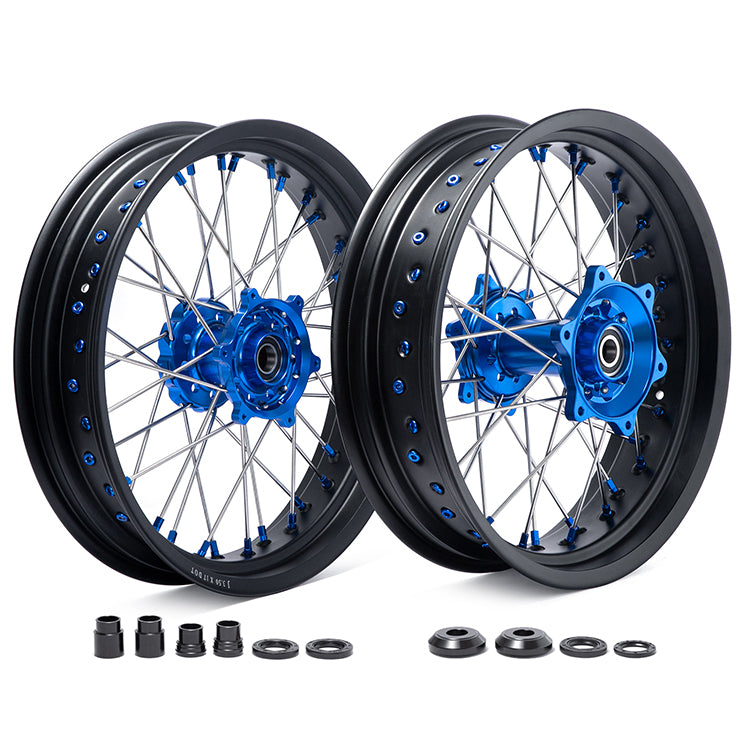 21" 19" 18" 17" Front Rear Spoked Wheel Rim Hub Sets for Yamaha YZ125 / YZ250 1999-2025 3