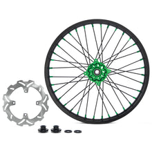 Load image into Gallery viewer, 21&quot; Front &amp; 18&quot; Rear Wheel Rim Hub Rotor Set for Kawasaki KX125 KX250 2006-2008 / KX250F KX450F 2006-2014