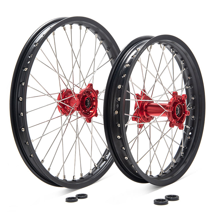 Aluminum Front Rear Spoke Wheel Rim Hub Sets for Sur-Ron Ultra Bee 4