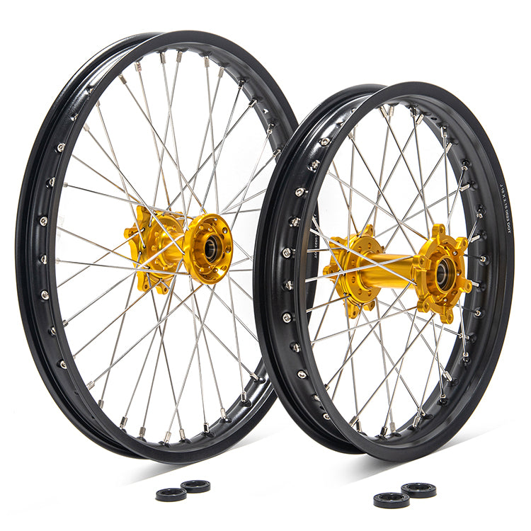 Aluminum Front Rear Spoke Wheel Rim Hub Sets for Sur-Ron Ultra Bee 3
