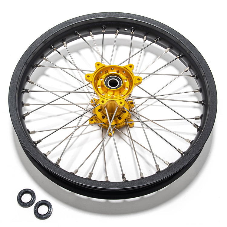 Aluminum Front Rear Spoke Wheel Rim Hub Sets for Sur-Ron Ultra Bee 19