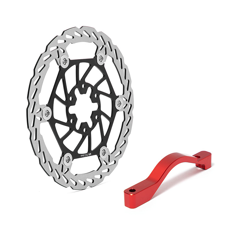 250mm Oversize Front / Rear Brake Disc & Bracket for Talaria Sting MX5 Pro 5