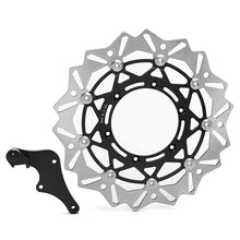 Load image into Gallery viewer, 320mm Front Brake Disc &amp; Bracket for Yamaha WR250F 20-UP / WR450F 19-UP / YZ125 YZ250 17-UP / YZ250F YZ450F YZ250FX YZ450FX 16-UP