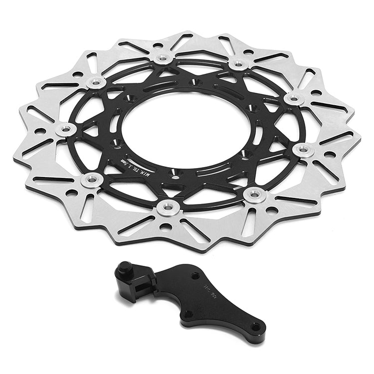 320mm Front Brake Disc & Bracket for Yamaha WR250F 20-UP / WR450F 19-UP / YZ125 YZ250 17-UP / YZ250F YZ450F YZ250FX YZ450FX 16-UP 3