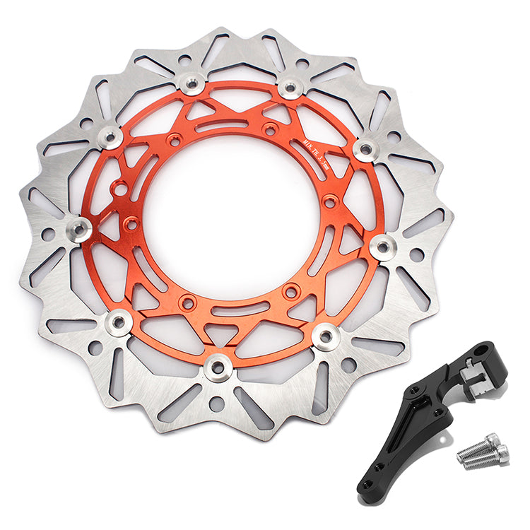 320mm Front Brake Disc & Bracket for Husqvarna FC 250 350 450 18 / FE 250 350 450 501 / FX 350 450 / TE 150 250 300 / TX 300 18-21 3
