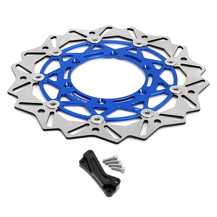 320mm Oversize Front Brake Disc Rotor & Bracket For Yamaha WR250F 2017-2019 / WR450F 2016-2018 3