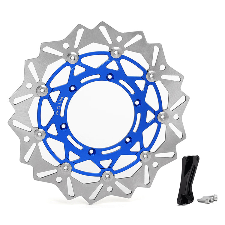 320mm Oversize Front Brake Disc Rotor & Bracket For Yamaha WR250F 2017-2019 / WR450F 2016-2018 4