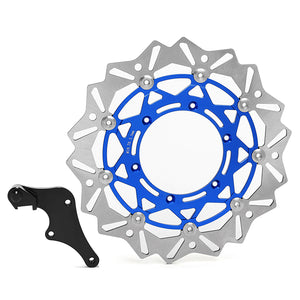 320mm Front Brake Disc & Bracket for Yamaha WR250F 20-UP / WR450F 19-UP / YZ125 YZ250 17-UP / YZ250F YZ450F YZ250FX YZ450FX 16-UP